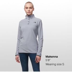 The North Face Gray Fleece Pullover